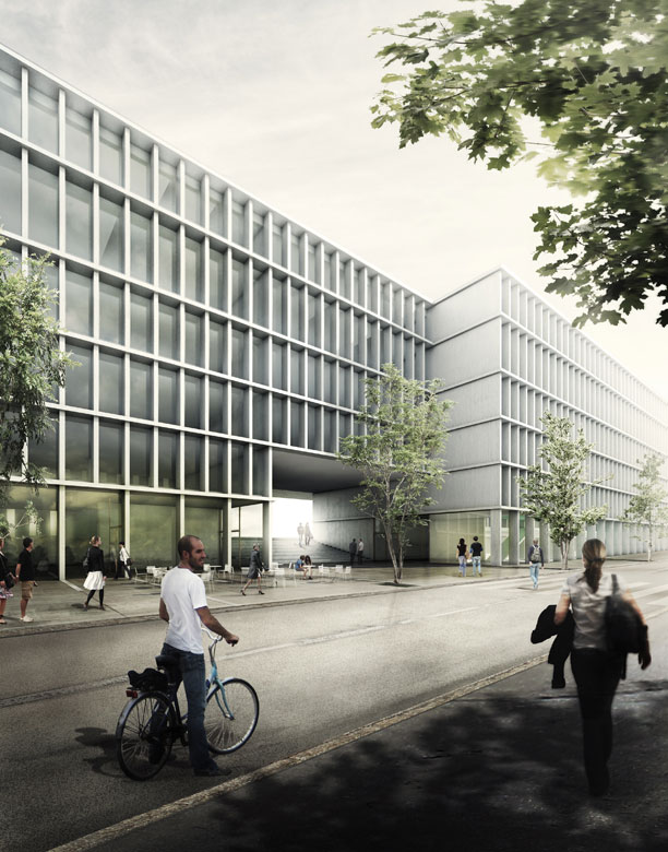 Centro de investigación y docencia EPFL, HES-SO en Sion. Concurso. Mención - estudi08014 + vora + albert rubio + althaus architekten