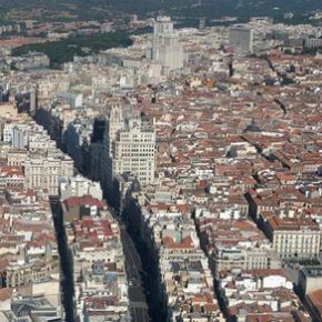 La Gran Vía de Madrid. 07/04/2017