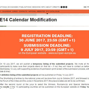 MODIFICACIÓN CALENDARIO E14